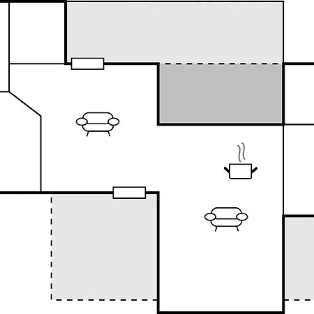 Ribe With Fireplace 09 Hébergement de vacances *